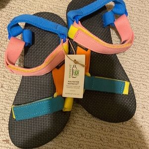 Teva sized 13 multi-colored sandals